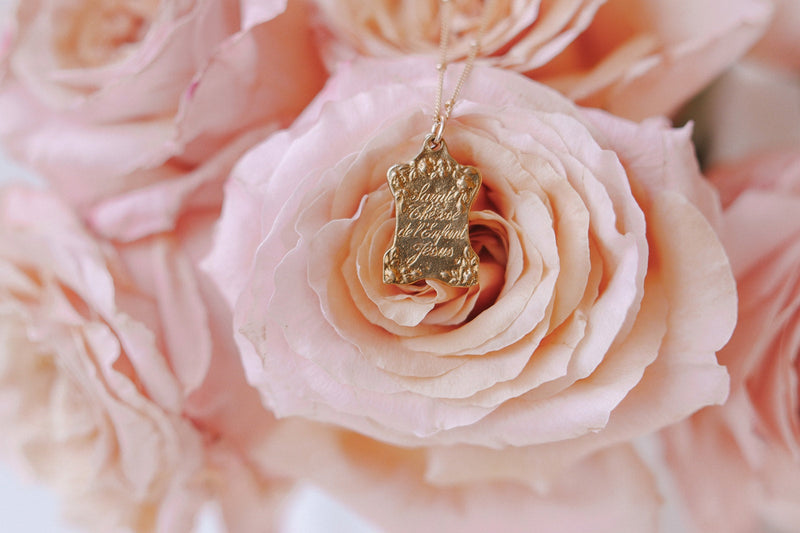 St. Therese of Lisieux in Gold Vermeil