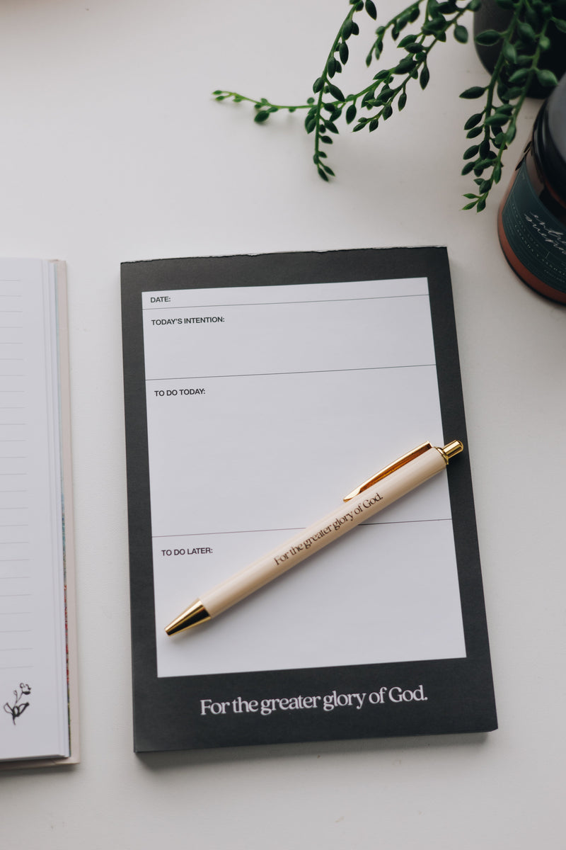 AMDG Catholic Notepad