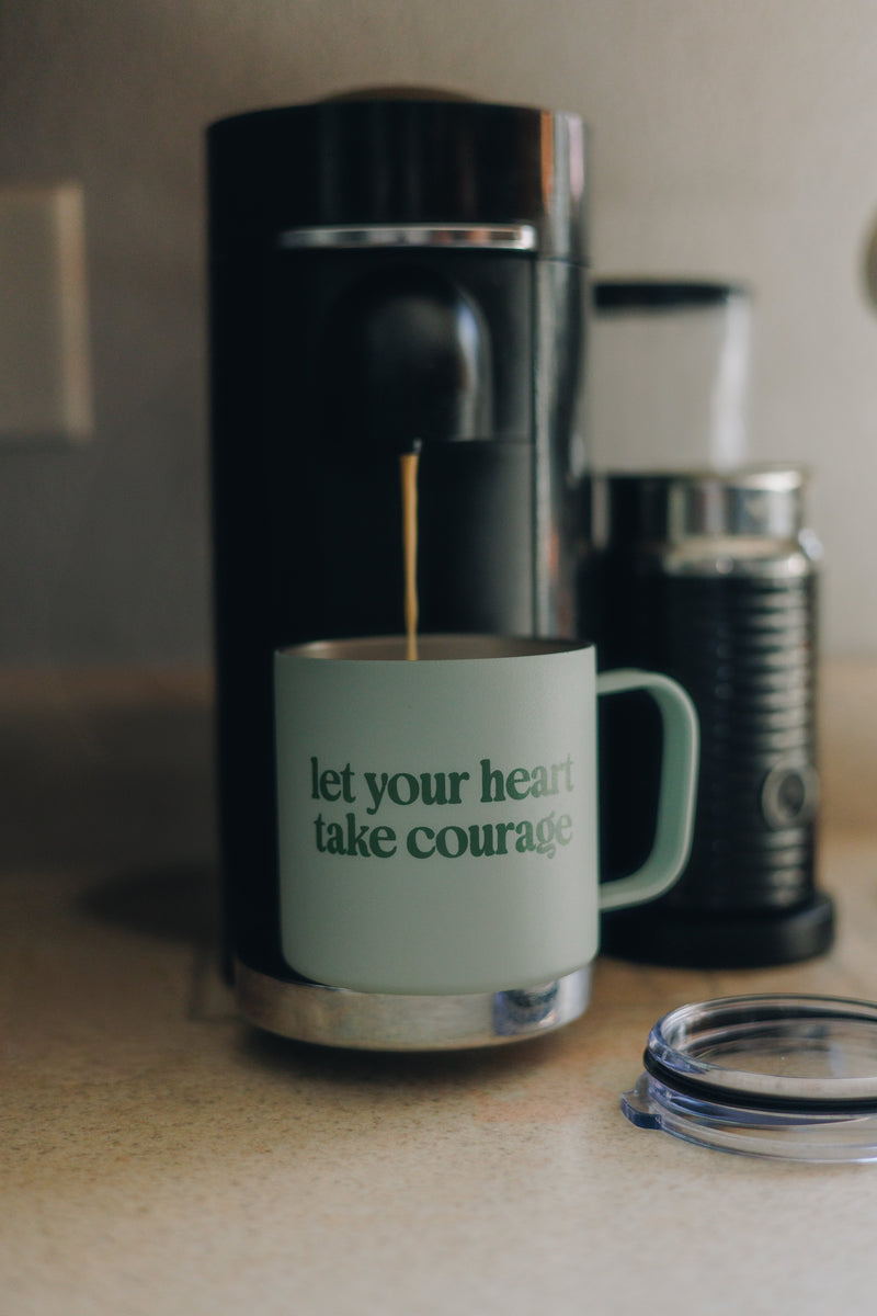 Take Courage Travel Mug | Blessed Is She Rambler – Stainless Steel Insulated 14oz