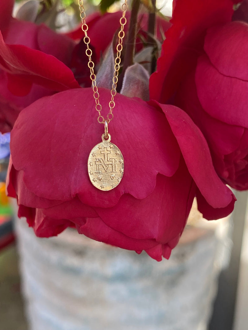 Dainty Miraculous Medal Necklace