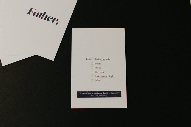 Priest Prayer Cards