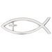 Ichthus with Cross Auto Emblem - 6 Pieces Per Package
