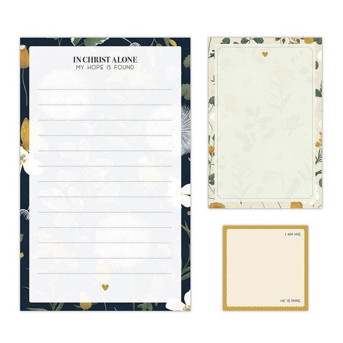 In Christ Alone Notepad Set