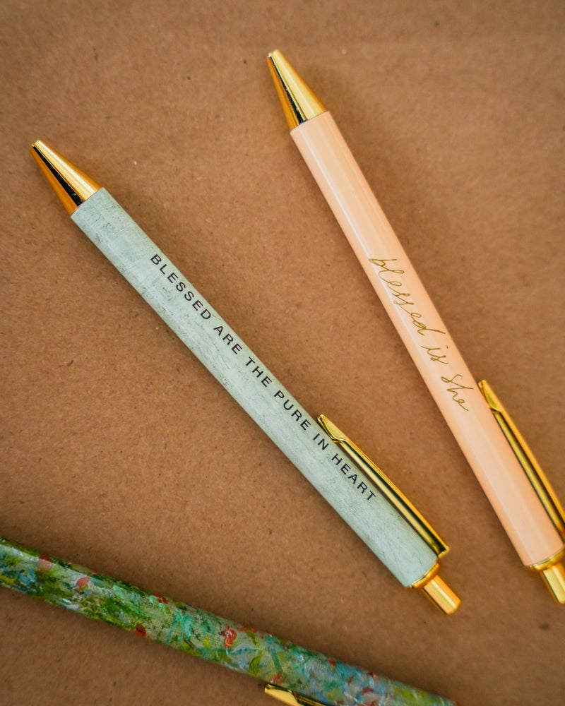 Pure in Heart Inspirational 3-Pen Set