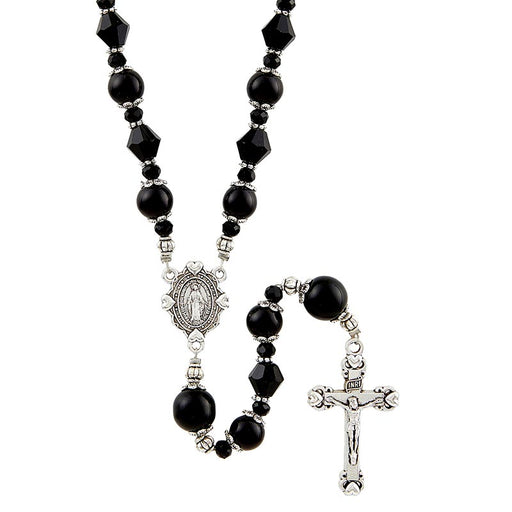 Jet Rosary - Amore Mio Collection