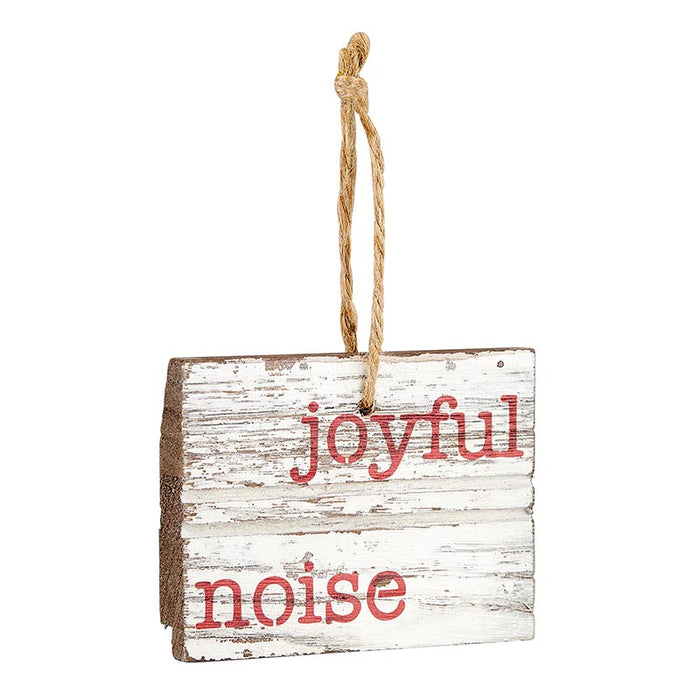 "Joyful Noise" Christmas Wood Ornament