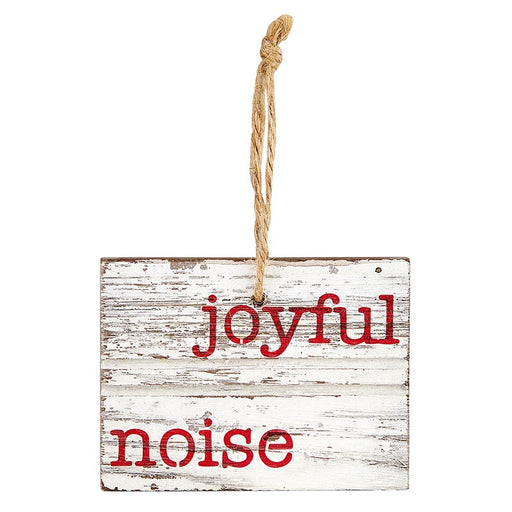 "Joyful Noise" Christmas Wood Ornament