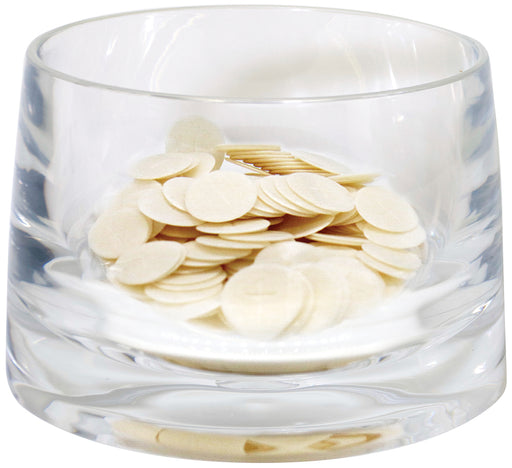 K1021 Acrylic Host Bowl – 6” H, 8” Dia, 1500 Host Capacity – Durable Communion Vessel