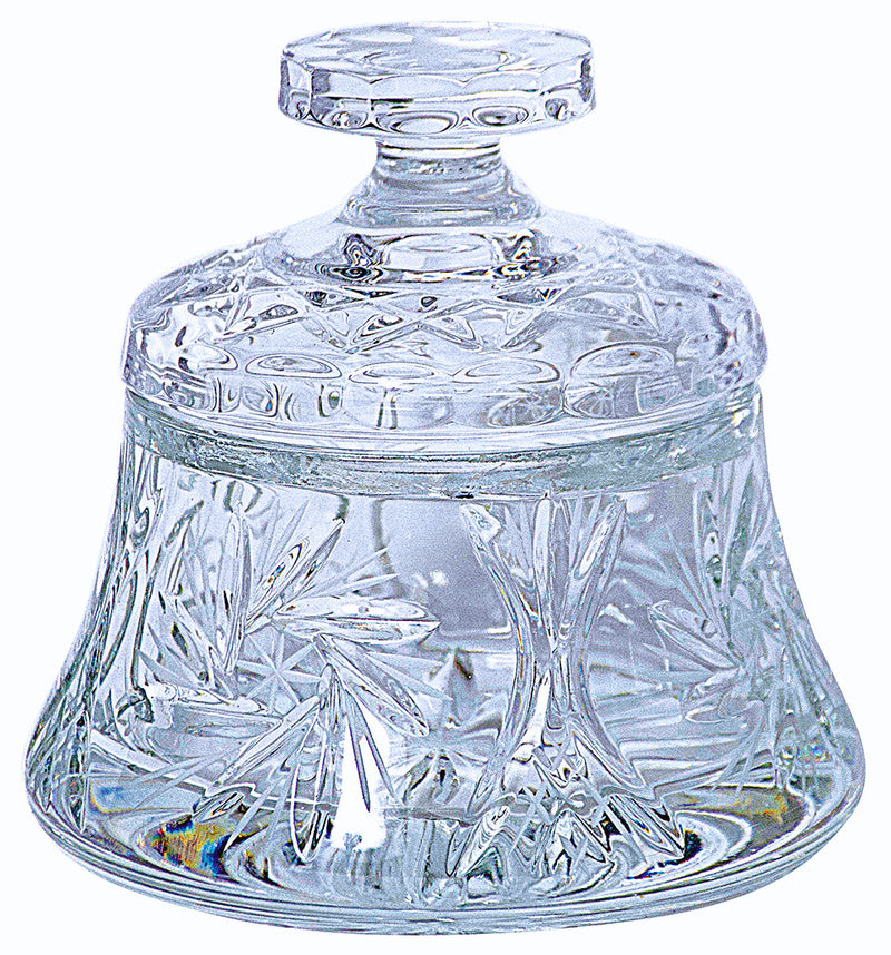 K114 Crystal Ablution Cup – 4 oz Holy Water or Ash Distribution Vessel, 3.75" Height, Liturgical Church Supply