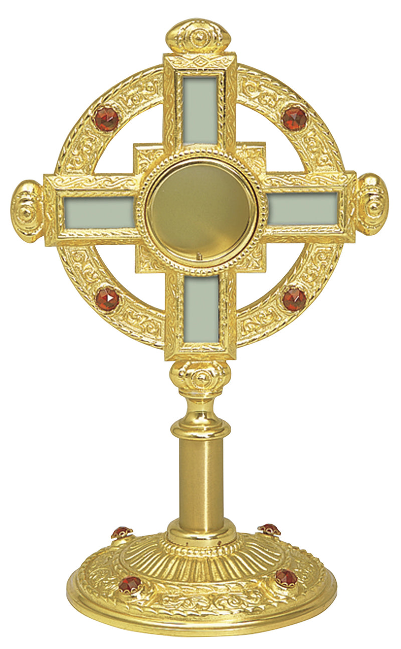 K122M Monstrance – 24k Gold Plated Catholic Monstrance | Koleys, Inc.