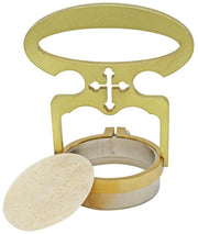 K1306 Solid Brass Host Cutter – Satin Finish Handle, Nickel-Plated Cutter – 5-1/4” H – Available in 2-1/2”, 2-1/4”, or 2” Sizes