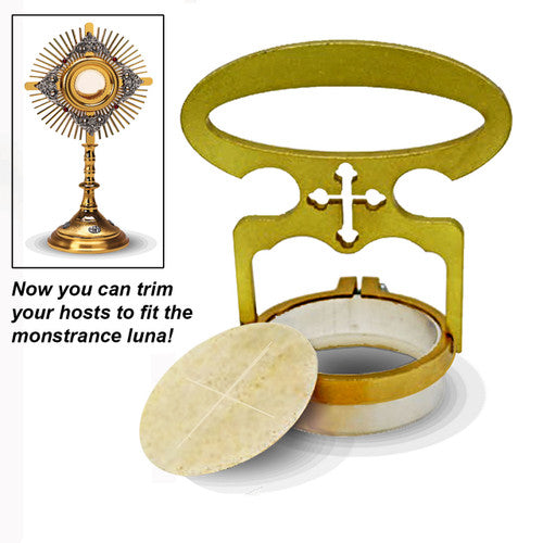 K1306 Solid Brass Host Cutter – Satin Finish Handle, Nickel-Plated Cutter – 5-1/4” H – Available in 2-1/2”, 2-1/4”, or 2” Sizes