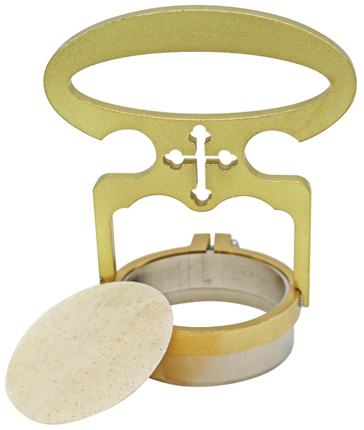 K1306 Solid Brass Host Cutter – Satin Finish Handle, Nickel-Plated Cutter – 5-1/4” H – Available in 2-1/2”, 2-1/4”, or 2” Sizes