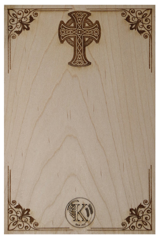 K1307 Maple Wood Host Cutting Board – 8-1/2” x 5-1/2” – Durable Communion Cutting Board