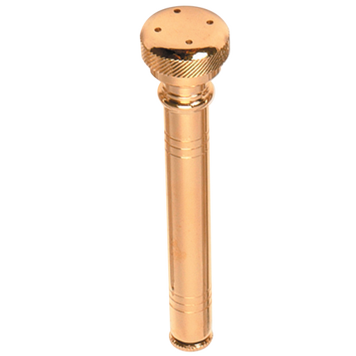 K170SPKG Holy Water Sprinkler – 24k Gold Plated Reservoir with Twist-Opening, 4.75" Length
