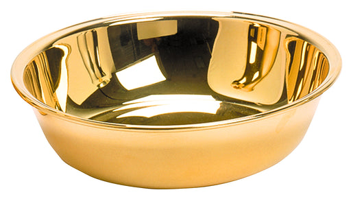 K218G 24k Gold Plated Pewter Basin – 8-Inch Diameter, 1-7/8-Inch Height