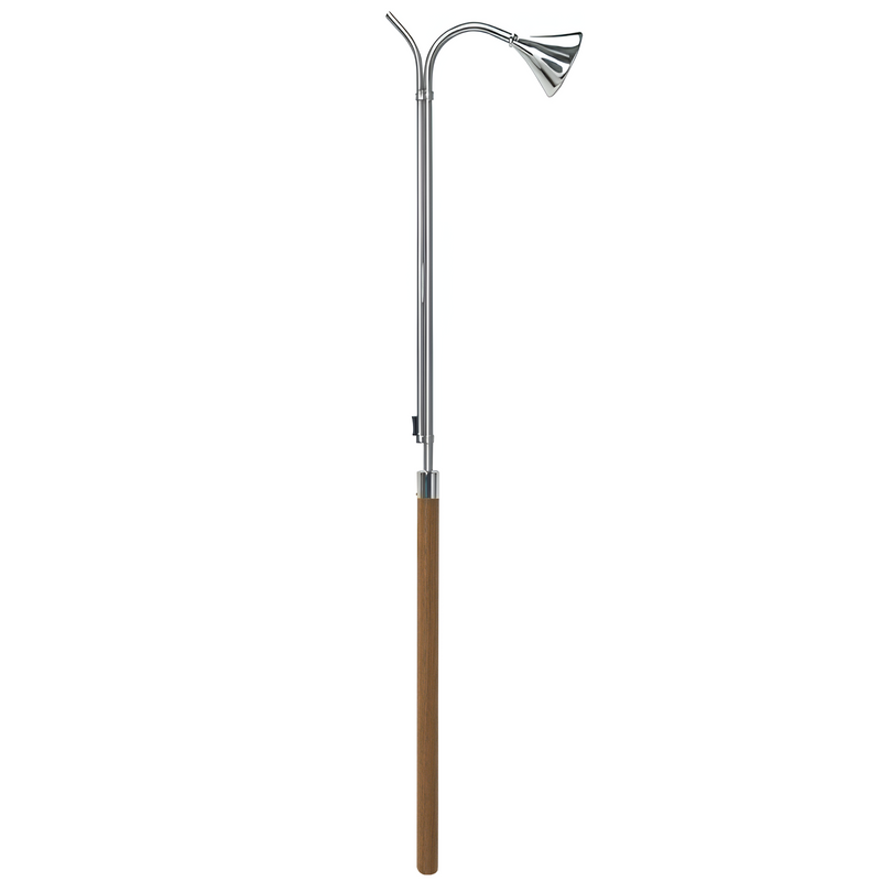 K225-4N Candle Lighter – 48" Nickel Plated Solid Brass with Walnut Handle