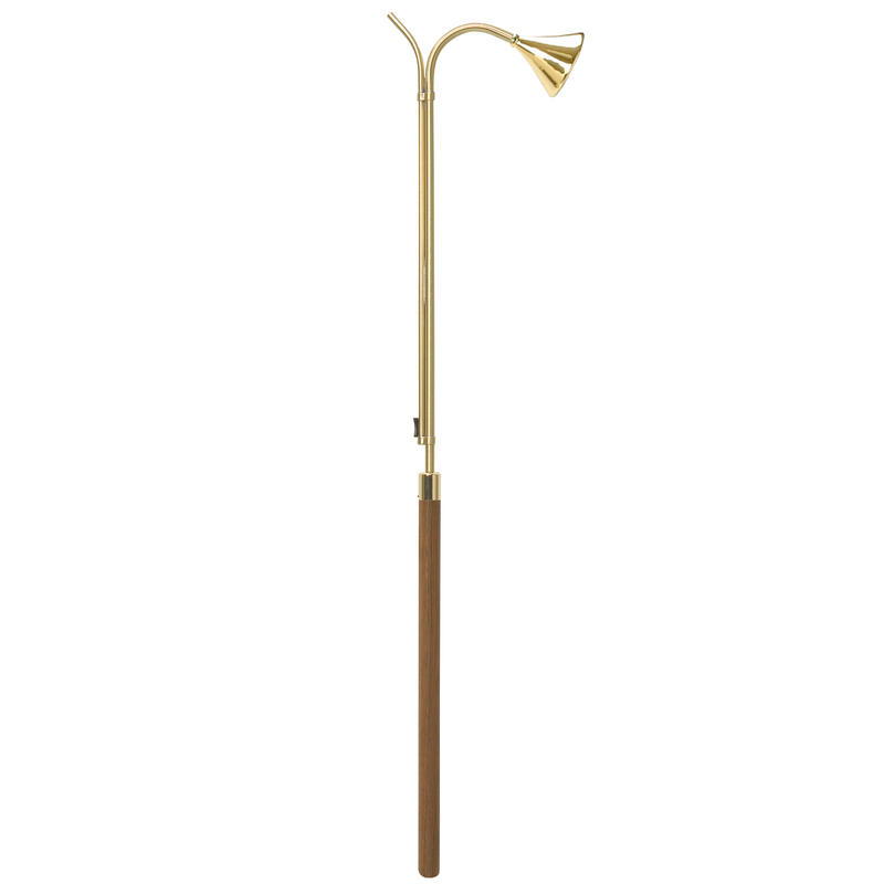 K225-5 Candle Lighter – 60" Solid Brass with Walnut Handle