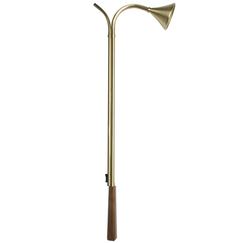 K231 Candle Lighter – 24" Solid Brass with Walnut Handle