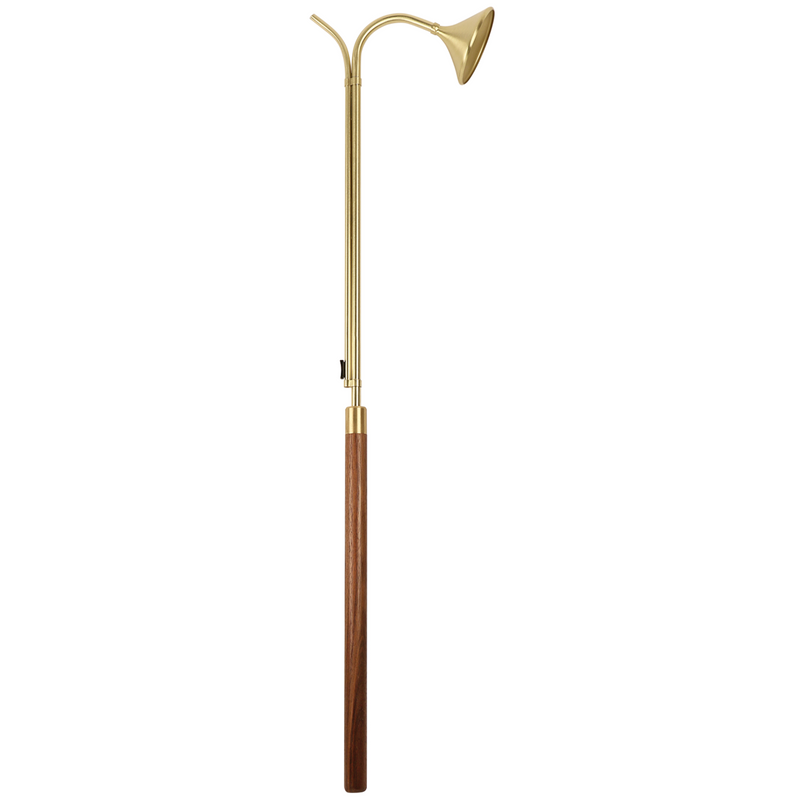K232 Candle Lighter – 36" with Walnut Handle and Large Snuffer