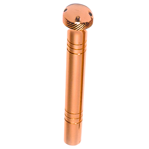 K279G Pocket Holy Water Sprinkler – 24k Gold Plated, Twist Top, 3-5⁄8"