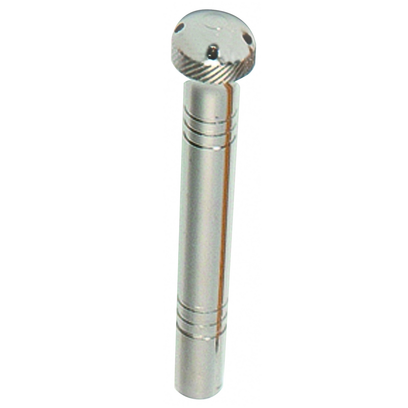 K279 Pocket Holy Water Sprinkler – Nickel Plated, Twist Top, 3-5⁄8"