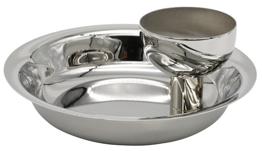 K332-SS Intinction Set – 7.5” Bowl, 400 Host Capacity, Polished Stainless Steel