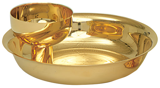 K332 Intinction Set – 7.5” Bowl, 400 Host Capacity, 24k Gold Plated