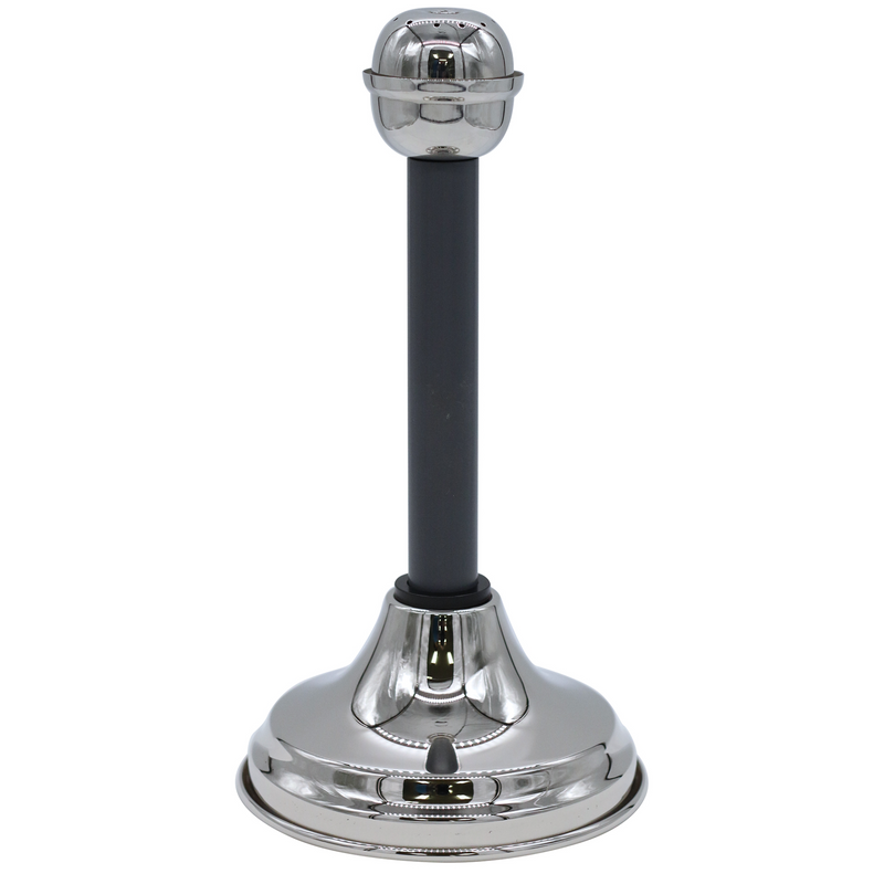 K336SET Holy Water Sprinkler and Stand – 9-1/2" Stainless Steel Sprinkler with 3 oz. Capacity & Matching Stand