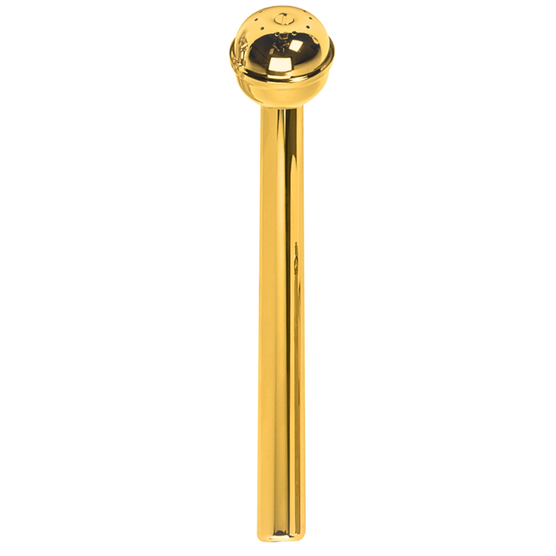 K337G Holy Water Sprinkler – 9-3/4" 24k Gold Plated Liturgical Sprinkler
