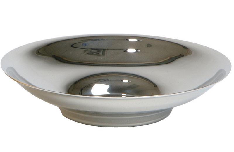 K359 Stainless Steel Host Bowl – 6-1/4" Diameter, 1-3/8" High, Holds 150 Hosts