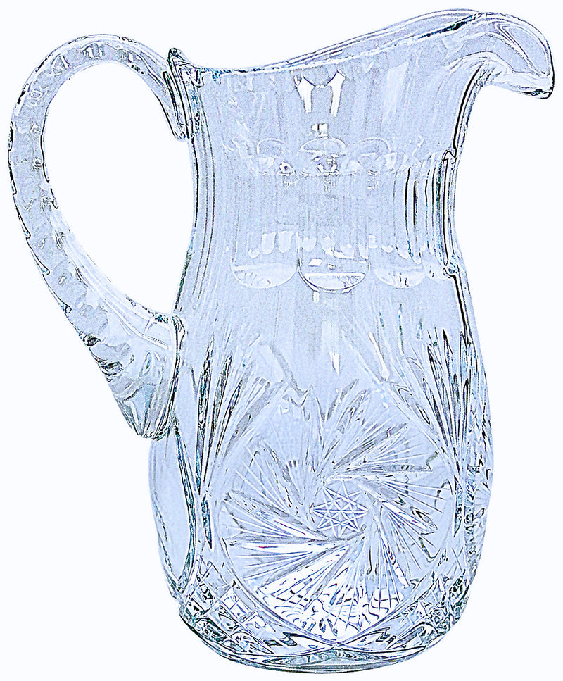 K938 Crystal Communion Pitcher – 8.25'' Tall, 32 oz Capacity