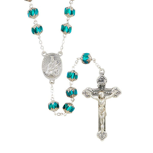 Teal Rosary - La Verna Collection