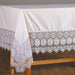 Lace Trimmed IHS Altar Frontal