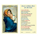 Madonna of the Streets Laminated Holy Card