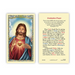 Laminated Holy Card Sacred Heart Vocation - 25 Pcs. Per Package