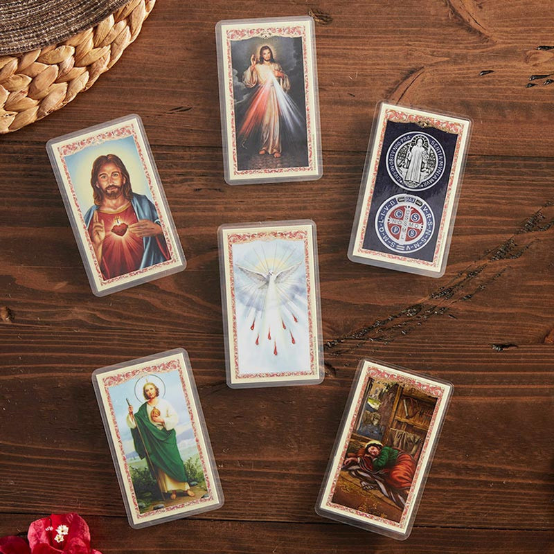 Laminated Holy Card Spanish Divine Mercy - 25 Pieces Per Package