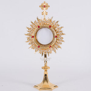 Large Monstrance and Glass Enclosed Luna