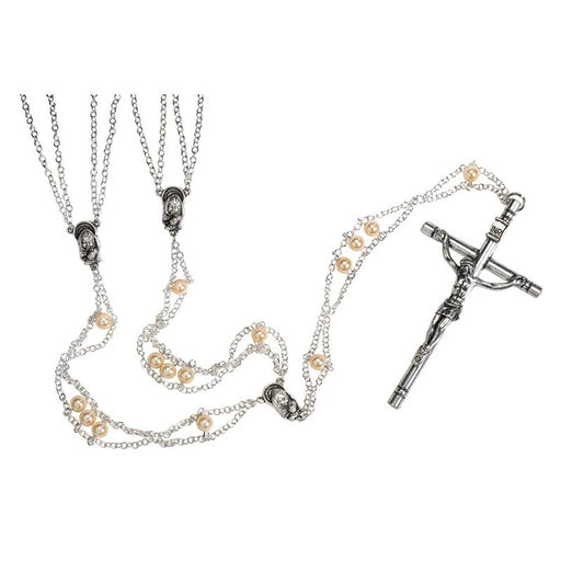 Lasso Rosary -  Mother of Pearl Ladder