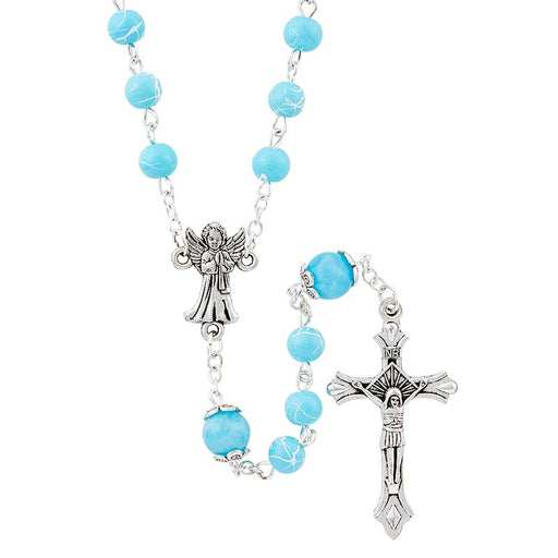 Light Blue Cherish Collection RosaryLight Blue Guardian Angel Rosary - Cherish Collection