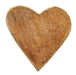 Light Wooden Heart - Large - 2 Pieces Per Package