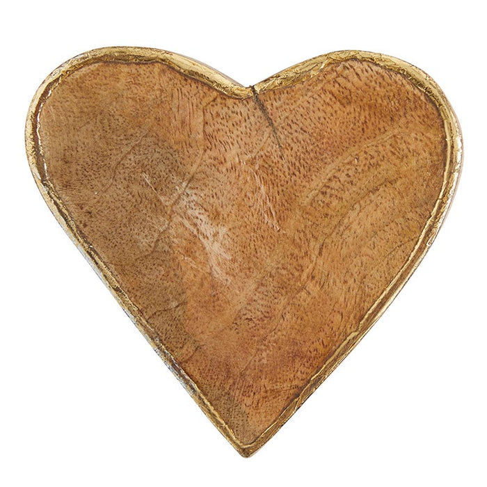 Light Wooden Heart - Small - 2 Pieces Per Package