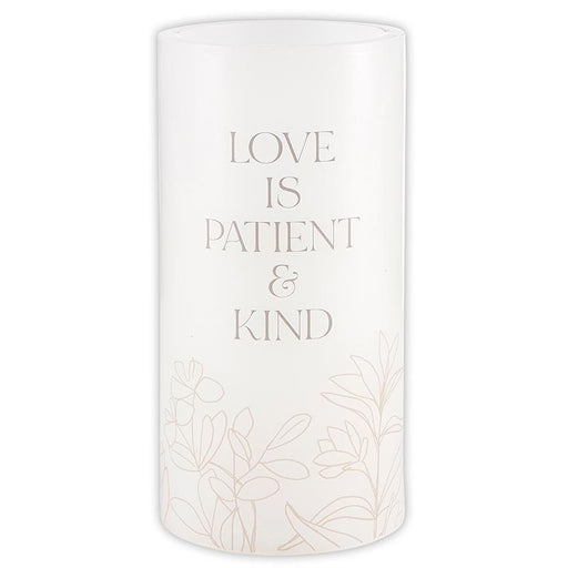 Love is Patient & Kind LED Candle - 2 Pieces Per Package