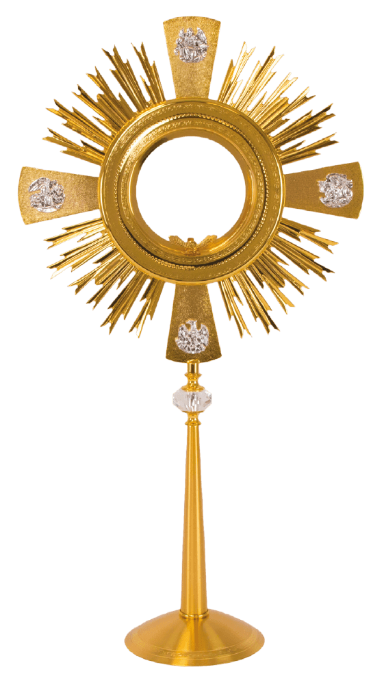 31-Inch Catholic Monstrance for 6-Inch Host