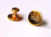 MDS Collar Buttons - Brass Plated Shanks