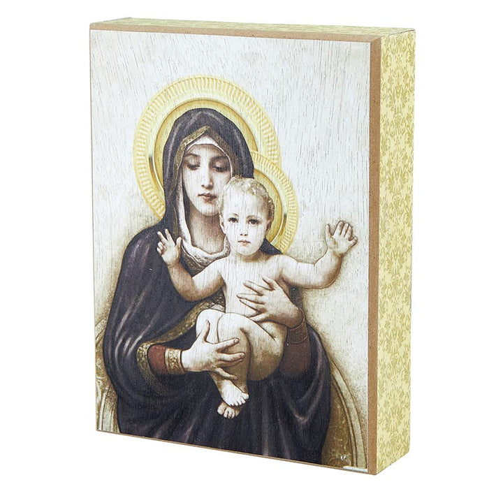 Madonna And Child Box Sign - Holy Devotion Collection