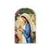 Madonna Of Roses Arched Plaque