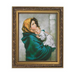 Madonna of the Streets in Wood-Tone Finish Frame Blessed Virgin Mary Mother and Child Madonna and Child Painting