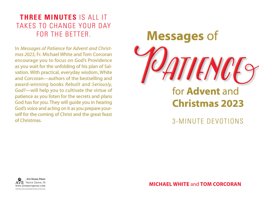 Messages of Patience for Advent and Christmas 2023 - 3-Minute Devotions