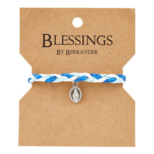 Miraculous Medal Colorful Braided Bracelet